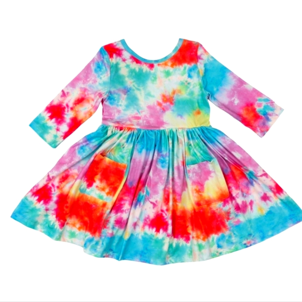 FarOut 3/4 Sleeve Twirl Dress